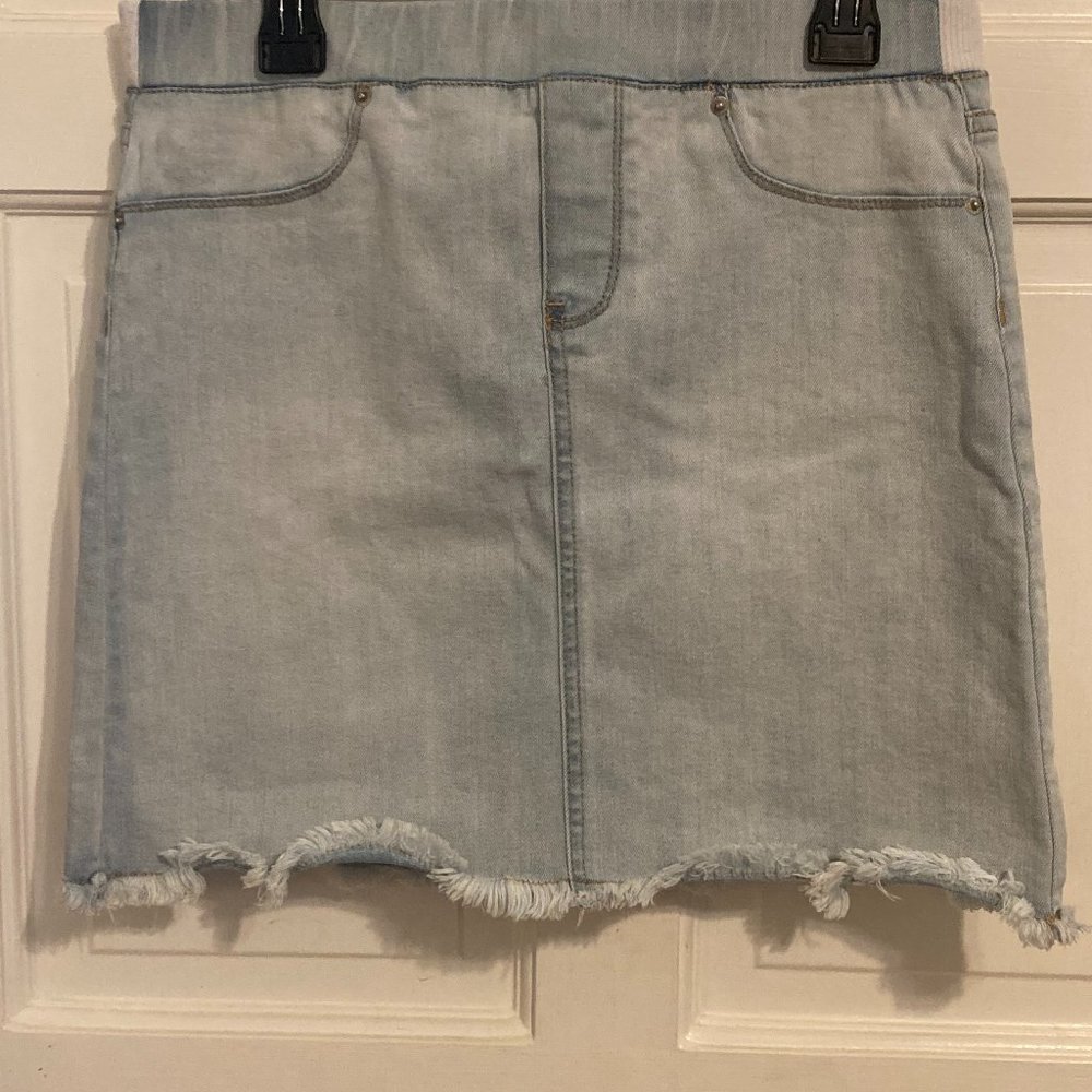 Calvin Klein Jeans Light Blue Denim Skirt Girls Size L 12/14
